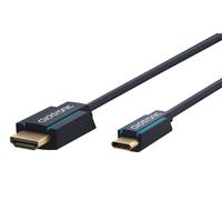 ClickTronic 44930 cavo video e adattatore 3 m USB Tipo-C HDMI Tipo A (Standard) Nero - Nouvo