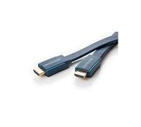 Clicktronic 70314 Cavo Piatto HDMI ad Alta Velocità con Ethernet 1m, 2 m Lunghezza del Cavo
