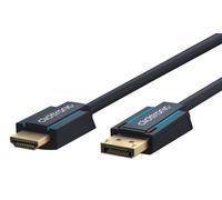 Clicktronic 70722 Cavo Adattatore DisplayPort/HDMI, 5 m Lunghezza del Cavo