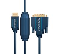 CLICK CAS 70729 - Cavo adattatore, connettore DisplayPort su connettore DVI 24+1,