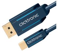 ClickTronic 70737 cavo DisplayPort 1 m Mini DisplayPort Blu - Nouvo