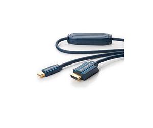 Clicktronic 70745 Cavo Adattatore Mini DisplayPort/HDMI, 5 m Lunghezza del Cavo