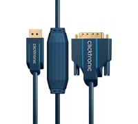 CLICK CAS 70729 - Cavo adattatore, connettore DisplayPort su connettore DVI 24+1,