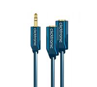 ver Cavo Sdoppiatore Stereo Jack 3,5 10 Cm Alta Qualit? Blu 0,1 Metri