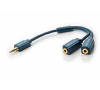 ver Cavo Sdoppiatore Stereo Jack 3,5 10 Cm Alta Qualit? Blu 0,1 Metri