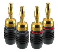 Clicktronic Connettore a Banana SimpleLock 6.0 mm² 2 coppie (2x2 connettori)