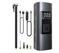 Clicled Compressore Aria Portatile Auto Mini Pompa Elettrica Gonfiatore Ricaricabile 150 Psi con Display LED Batteria 6000 mah per Ruote Bicicletta Pallone Materassini