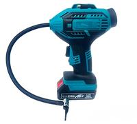 Compressore Aria Portatile Doppia Batteria Litio 36V Digitale Ruote Auto Moto