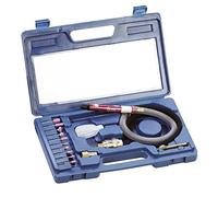 CLICLED Micro Smerigliatrice Aria 1/8 Pollici Penna Pneumatica Rossa 65.000 rpm