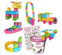 Clics Giocattolo da costruzione CB180 Set 175 pezzi glitter per bambini 3+ Montessori STEM