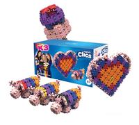 Clics Nano Creative Builders 190, giocattolo da costruzione per bambini dai 5 anni in su, giocattolo educativo creativo in set da 190 pezzi, mattoncini da costruzione per ragazze e ragazzi, giocattolo