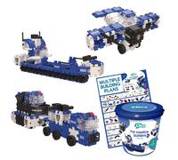 Clics Police Editon- Construction Toys for Children Aged 3+ Creative Educational