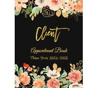 Client Appointment Book 2026-2028: Three Years Weekly Booking for Salons, Hairdressers, Spa and Nail, Daily by 15 Minute Increment with tabs