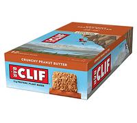 CLIF BAR | Barretta Energetica - Barretta Proteica | Crunchy Peanut Butter | Proteine Vegetali | 12 x 68 g