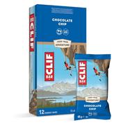 CLIF BAR | Barretta Energetica | Chocolate Chip | Barretta proteica vegetale per corsa, allenamento per maratone, ciclismo e sport di resistenza | Snack energetico naturale | 12 x 68 g