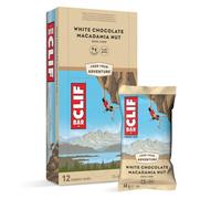 CLIF BAR | Barretta Energetica | White Chocolate Macadmia Nut | Barretta proteica vegetale per corsa, allenamento per maratone, ciclismo e sport di resistenza | Snack energetico naturale | 12 x 68 g