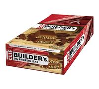 Clif BAR Costruttori 20g Barretta Proteica Cioccolato Scatola Di 12
