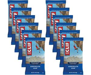Clif Energy Bar, Chocolate Chip - (2.4 Ounce, 12 Count) by Clif Bar