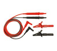 Cliff CIH29890 Set Di Due Cavi Non Fusibili A 90° Con Spina Da 4mm CAT III