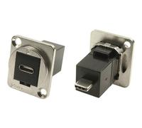 Cliff CP30211M Adattatore XLR presa USB C™ su spina USB C™ Adattatore incasso