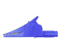 Cliff Croc Clip Clip di sicurezza a coccodrillo CAT III, 4 mm, 1000 V, colore: Blu