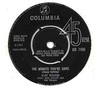Cliff Richard - Cliff Richard - The Minute You're Gone - [7"]