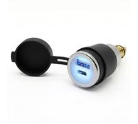 Cliff-Top Caricabatteria USB da Moto DIN Tipo H (Hella), compatibile con BMW Moto (Tipo C Mini)
