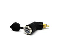 Cliff Top Caricabatterie USB da 36 W PD USB-C e QC 3.0 per moto DIN (Hella) compatibile con moto BMW (angolato)