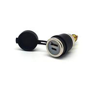 Cliff-Top Caricabatterie USB tipo C DIN per moto, compatibile con motocicli BMW (tipo C Mini)