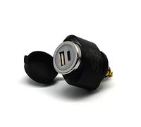 Cliff Top Caricatore USB DIN 36W PD USB-C e QC 3.0 Adattatore USB per presa DIN, compatibile con moto BMW Ducati Triumph (Mini)