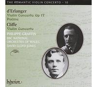 Cliffe/d'Erlanger - Romantic Violin Concerto Vol.10/Violin Concerto