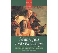 Clifford Bartlett Madrigals and Partsongs (Sheet Music)