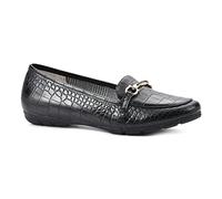 CLIFFS BY WHITE MOUNTAIN Glowing, Ballerine Donna, Stampa Coccodrillo Nero, 39.5 EU