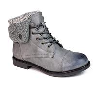 CLIFFS BY WHITE MOUNTAIN Women's Duena Hiking Style Boot, Lt Grey/Burnished/Fab/Fleece, 8 M