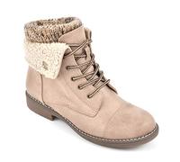 CLIFFS BY WHITE MOUNTAIN Women's Duena Hiking Style Boot, Natural Multi/Fabric, 6 M