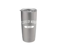 Cliffs of Moher Camicia Stile Classico Scogliere di Moher Irlanda Bicchiere termico in acciaio inox doppia parete