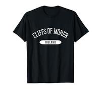 Cliffs of Moher Camicia Stile Classico Scogliere di Moher Irlanda Maglietta