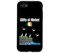 Cliffs of Moher Puffin Colony bandiera Irlanda viaggio Souvenir Custodia per iPhone SE (2020) / 7/8