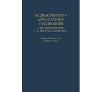 Clifton H. Jones Richard K Microcomputer Applications in Libr (Copertina rigida)
