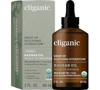 Cliganic Olio di Baobab Biologico Cliganic, 60 ml, Olio Viso Puro e Naturale - Ricco di Vitamina A ed E - Cruelty Free - Ideale per tutti i tipi di pelle