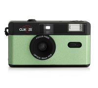 Clikoze Fotocamera a pellicola da 35 mm - Riutilizzabile Half Frame Ricaricabile - Verde Salvia
