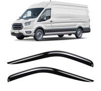 Clim Art Adesivo Deflettori antiturbo Compatibile con Ford Transit 2013-2026 Van (mk8) - Accessori auto -Deflettori finestrini -Deflettore aria auto - Protezione meteo - Facilità di installazione -2Pz