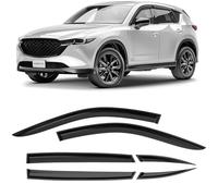 CLIM ART Adesivo Deflettori antiturbo Compatibile con Mazda CX-5 2017-2025 (II) KF - Accessori Auto - Deflettori finestrini - Deflettore Aria Auto - Protezione Meteo - Facilità di Installazione -6Pz