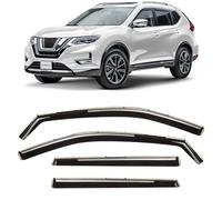 CLIM ART Deflettori Compatibile con Nissan X-Trail 14-22 III - Incasso 4Pz
