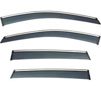 Clim Art Incasso Deflettori Finestrini Auto Antipioggia Antiturbo per VW SEAT Alhambra 2010-2022,Nero, Facile Montaggio"