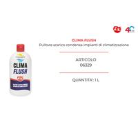 CLIMA FLUSH PULITORE INCROSTAZIONI E SPORCO PER SCARICHI CONDENSA CLIMA 1 LT