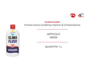 CLIMA FLUSH PULITORE INCROSTAZIONI E SPORCO PER SCARICHI CONDENSA CLIMA 1 LT