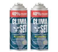 Clima Set Sostituzione gas R134a 2x235 g per aria condizionata auto - per auto 1995-2016 - Refrigeratore per climatizzatore automobilistico - Gas per climatizzatore auto