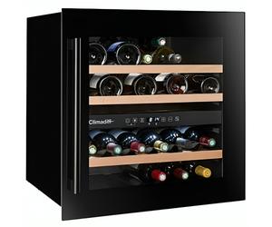 Climadiff Cantinetta Vino da Incasso Doppia Temperatura 36 Bottiglie Ripiani in Legno Temperatura 5 - 20 C° - CBI40DB1