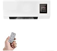 Climafy Air Conditioner Portable No Install Cooling & Heating Wall Mounted Split Max Air Conditione With Remote Control For Home Office (White)